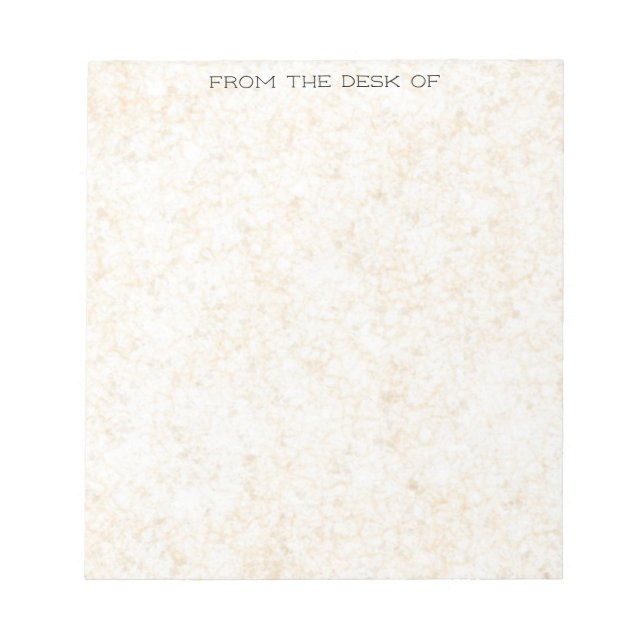 Bloco de notas com aspecto texturizado (Frente)