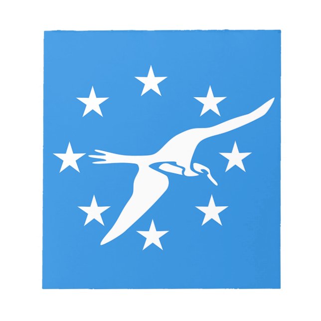 Bloco de notas com bandeira da cidade de Corpus Ch (Frente)