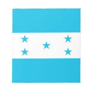 Bloco de notas com bandeira de Honduras