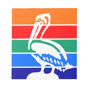 Bloco de notas com bandeira de Rua. Petersburgo
