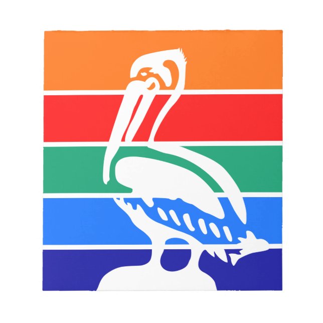 Bloco de notas com bandeira de Rua. Petersburgo (Frente)