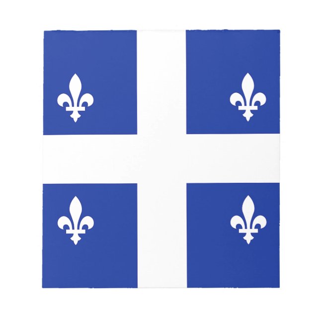 Bloco de notas com bandeira do Quebec, Canadá (Frente)