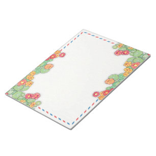 Bloco de Notas com Cabeçalho de Carta Ilustrado de