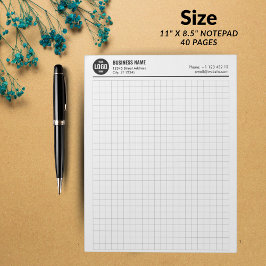 Bloco de Notas com Grid Personalizado 5 Quadros/Po