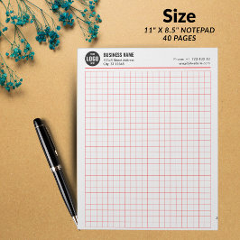 Bloco de Notas com Grid Personalizado 5 Quadros/Po