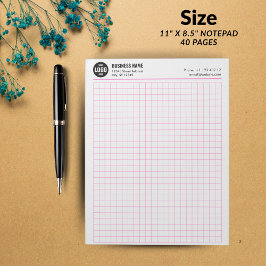 Bloco de Notas com Grid Personalizado 5 Quadros/Po