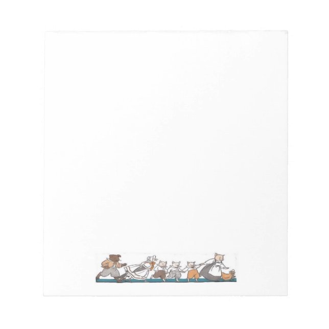 Bloco de Notas com Suínos (Frente)