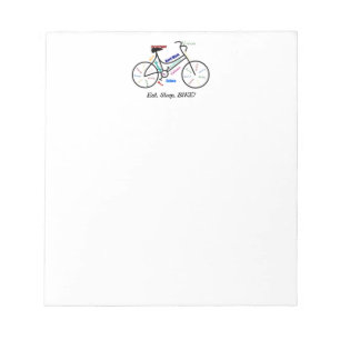Bloco De Notas Coma, Dorme, BICICLETA! Palavras Motivacionais Div
