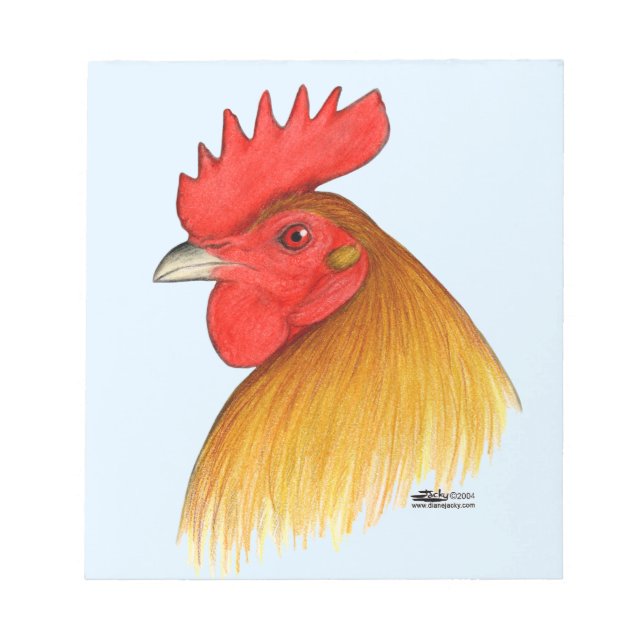 Bloco De Notas Comb de Solteiro de Marca Gamecock (Frente)