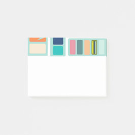 Bloco De Notas Combinação Moderna do Século médio