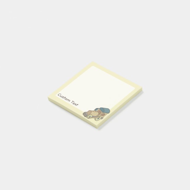 Bloco De Notas Comboio de Brinquedo (Inclinado)