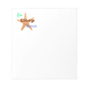 Bloco De Notas Come Sleep Beach - Notepad