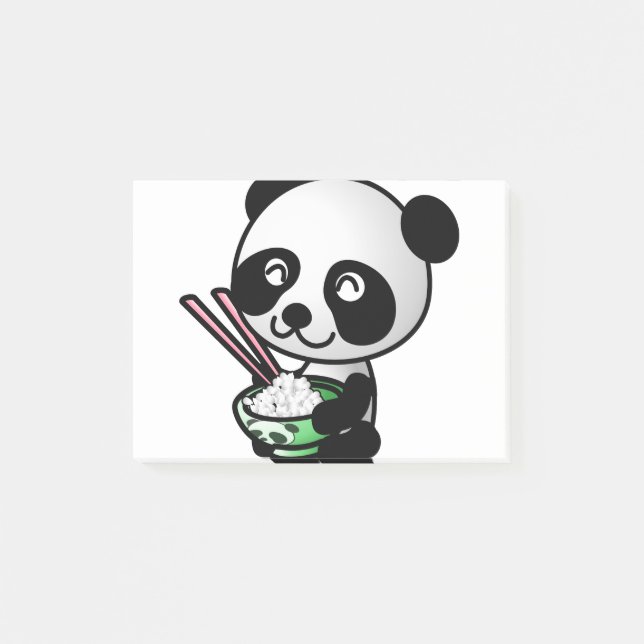 Bloco De Notas Comendo Panda (Frente)