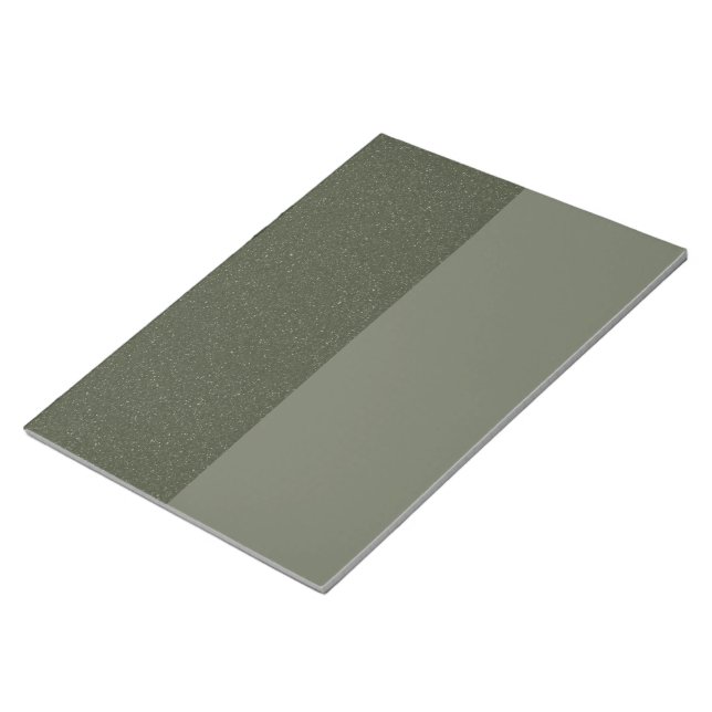 Bloco de Notas Comercial Verde Musgo Vertical – Pe (Inclinado)