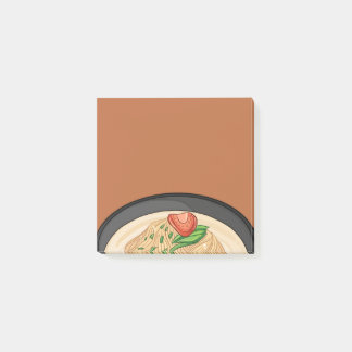 Bloco De Notas Comida Asiática 3 Notas Adesivas