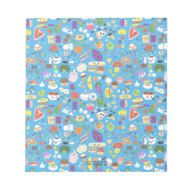 Bloco De Notas Comida feliz (Frente)