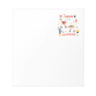 Bloco De Notas Como o Lhamas. Engraçado Humor Espanhol.