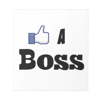 Bloco De Notas Como Um Chefe