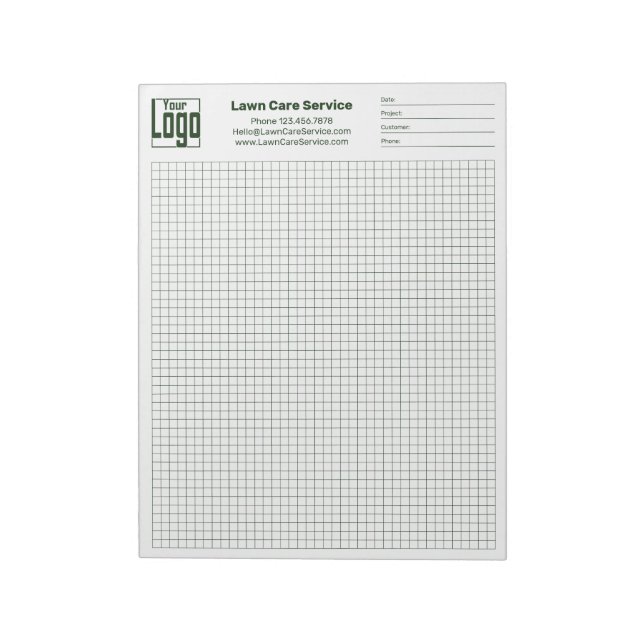 Bloco De Notas Company Logo Grid Graph Project Identifier (Invertido)