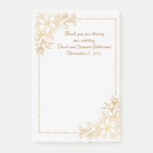 Compartilhando as Notas Adhesivas do Nosso Casamen