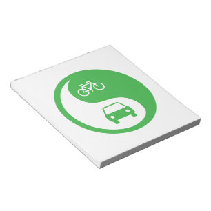 Bloco De Notas Compartilhe a estrada Yin Yang