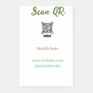 Bloco De Notas Compartilhe sua imagem digitalize código QR adicio