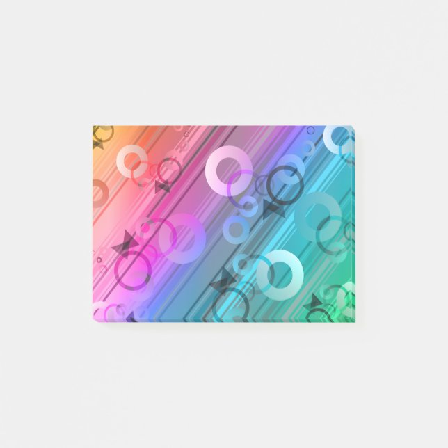 Bloco De Notas Composição abstrato (Frente)