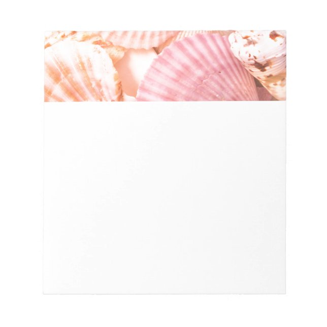 Bloco De Notas Conchas rosa (Frente)