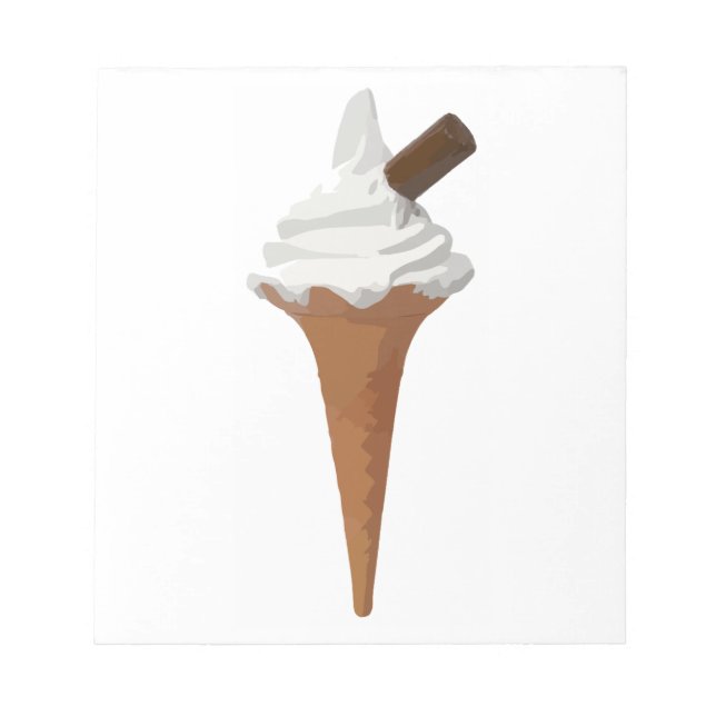 Bloco De Notas Cone sorvete (Frente)