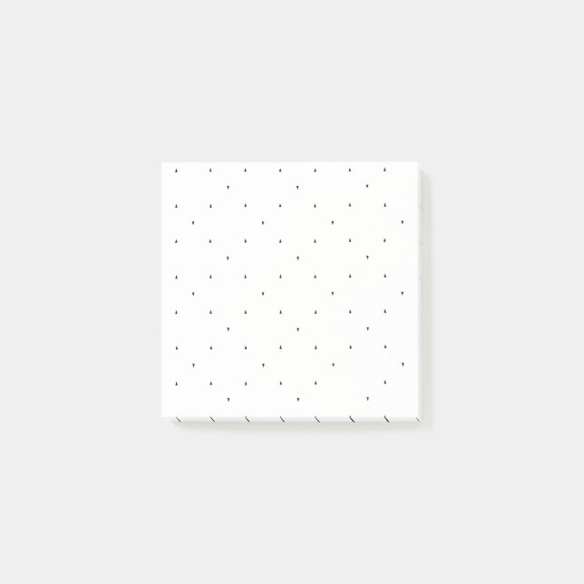 Bloco De Notas Conjunto de Pastas com Padrão de Triângulo Minimal (Frente)