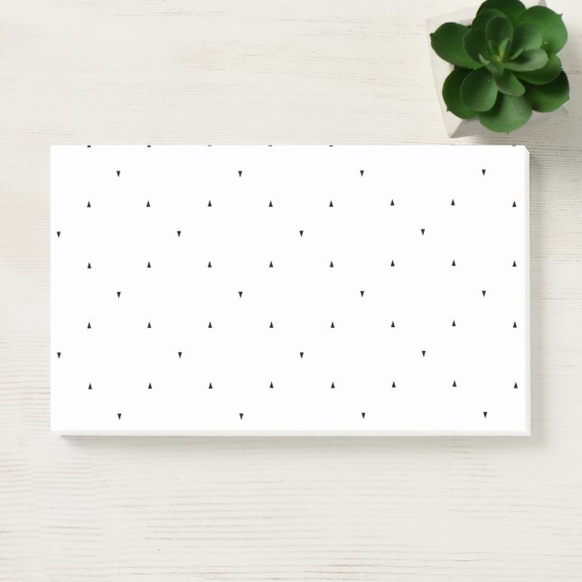 Bloco De Notas Conjunto de Pastas com Padrão de Triângulo Minimal (Escritótio)