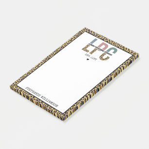 Bloco De Notas Conselheiro profissional autorizado LPC personaliz