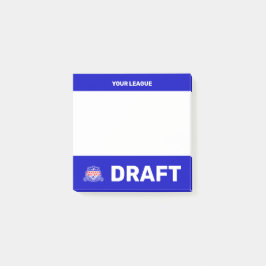 Bloco De Notas Conselho Fantasy Football Draft