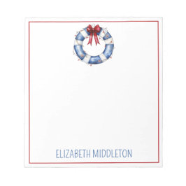 Bloco De Notas Conservador de Natal Náutico com Arco