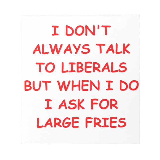 Bloco De Notas conservadora (Frente)