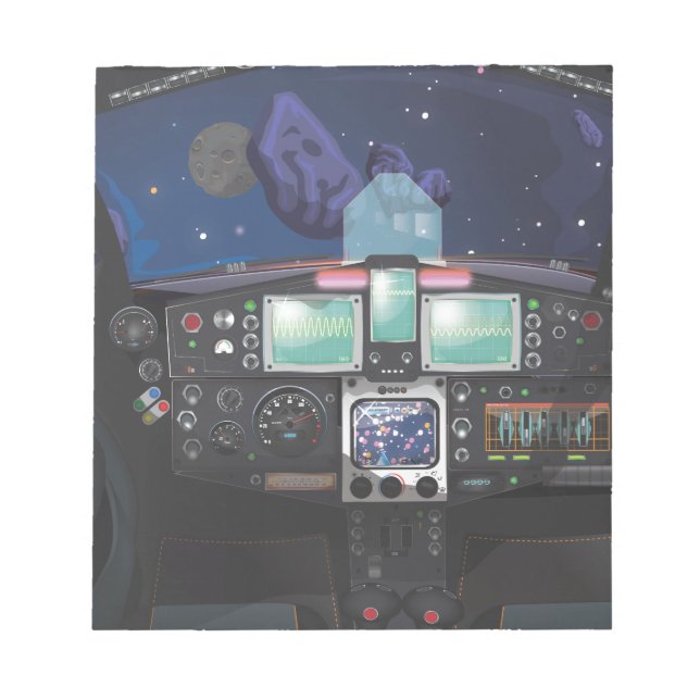 Bloco De Notas Console do Spaceship (Frente)