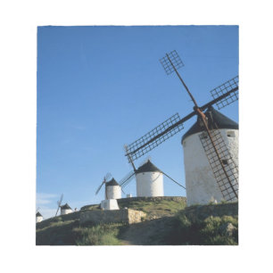 Bloco De Notas Consuegra, La Mancha, Espanha, moinhos de vento 2