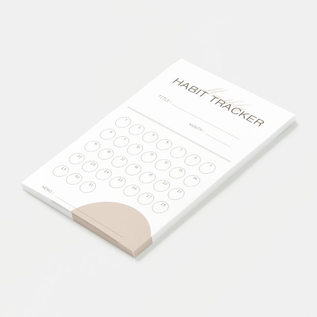 Bloco De Notas Controlador de Habitação Mensal (Inclinado)