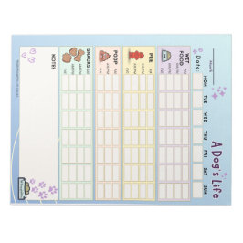 Bloco De Notas Controlador Diário de Cães: Iniciador de Segunda-F