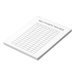 BLOCO DE NOTAS CONTROLE DE PAGAMENTO DE CONTAS