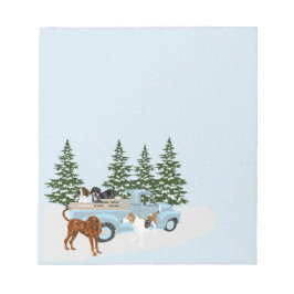 Bloco De Notas Coonhound Winter