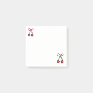 Bloco De Notas Coquette cherry note paper