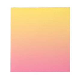 Bloco De Notas Cor Amarelo Rosa