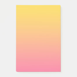 Bloco De Notas Cor Amarelo Rosa