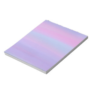 Bloco De Notas Cor Azul e Púrpura pintados modernos