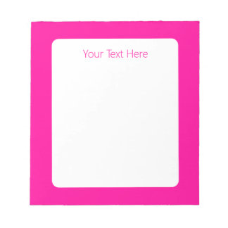 Bloco De Notas Cor-de-rosa profundo Rosa persano