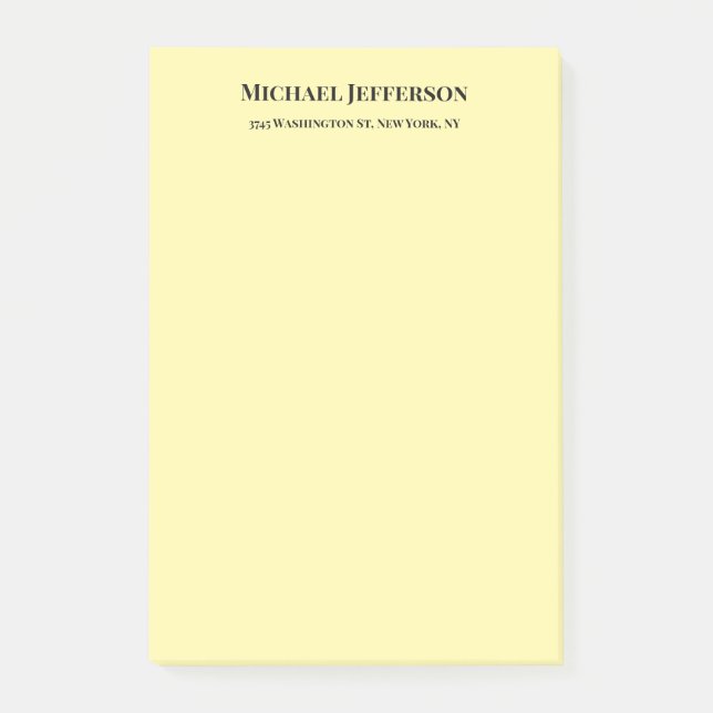 Bloco De Notas Cor do Creative Trendy Creative Cream Clássico (Frente)