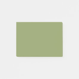 Bloco De Notas Cor do Sólido Verde do Moss