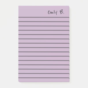 Bloco De Notas Cor feita sob encomenda personalizada 4x6 alinhada