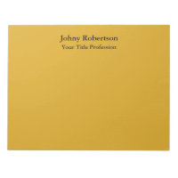 Cor Goldenrod Placa Profissional Elegante Moderno